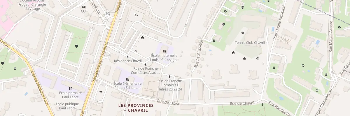 Plan du 11 Rue de Franche Comté à Sainte-Foy-lès-Lyon