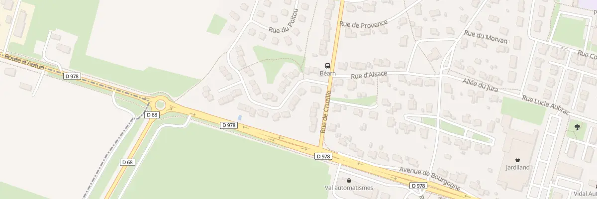 Plan du 7 Rue du Béarn à Châtenoy-le-Royal