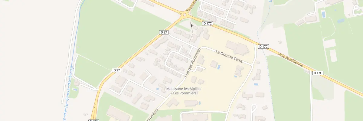 Plan du 28 Rue des Pommiers à Maussane-les-Alpilles
