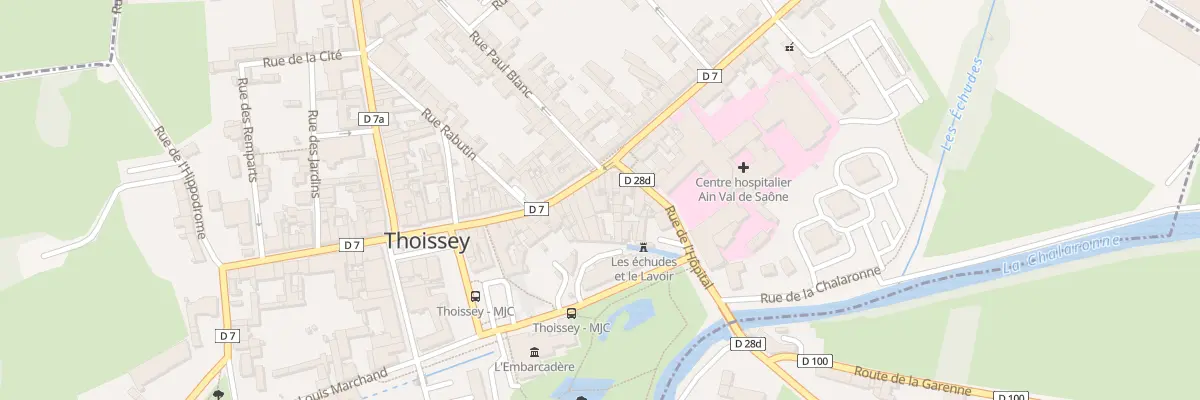 Plan du 46 Gr Grande Rue à Thoissey
