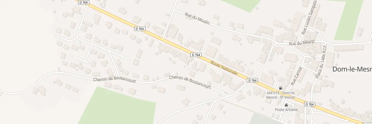 Plan du 73B Rte Nationale à Dom-le-Mesnil