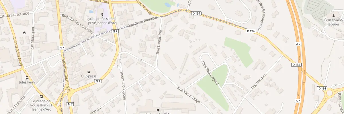 Plan du 20 Rue Victor Hugo à Roussillon