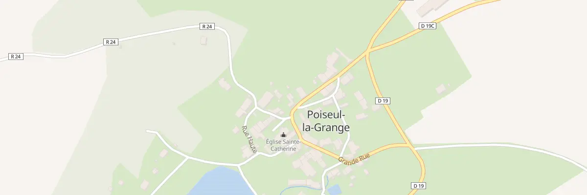 Plan du 9003 Rue du Ruisseau Bouillot à Poiseul-la-Grange