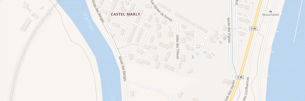 Plan du 10 Castel Lilas à Beauchastel
