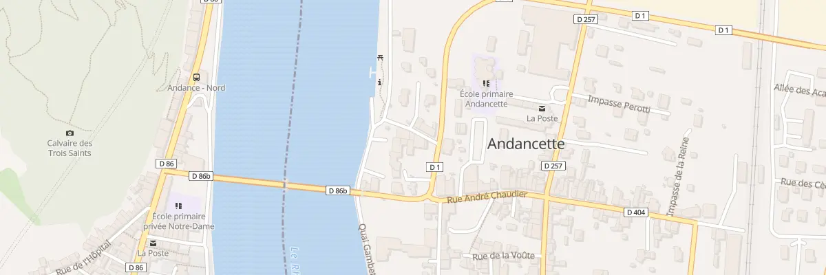 Plan du 5059 Le Village à Andancette