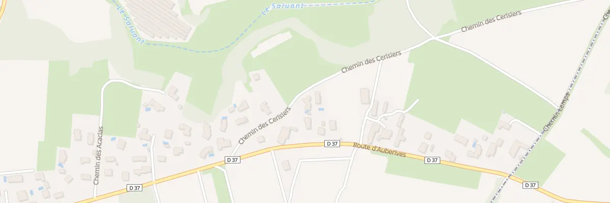 Plan du 160 Che des Cerisiers à Saint-Prim