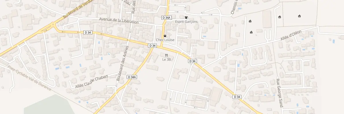 Plan du 6 Av Mal de Lattre de Tassigny à Rognonas