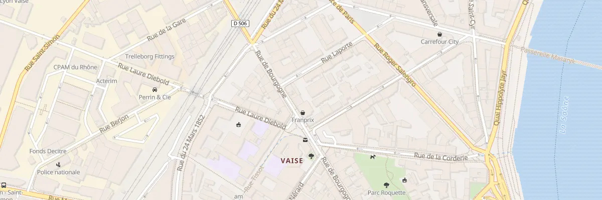 Plan du 34 Rue de Bourgogne à Lyon 9e Arrondissement