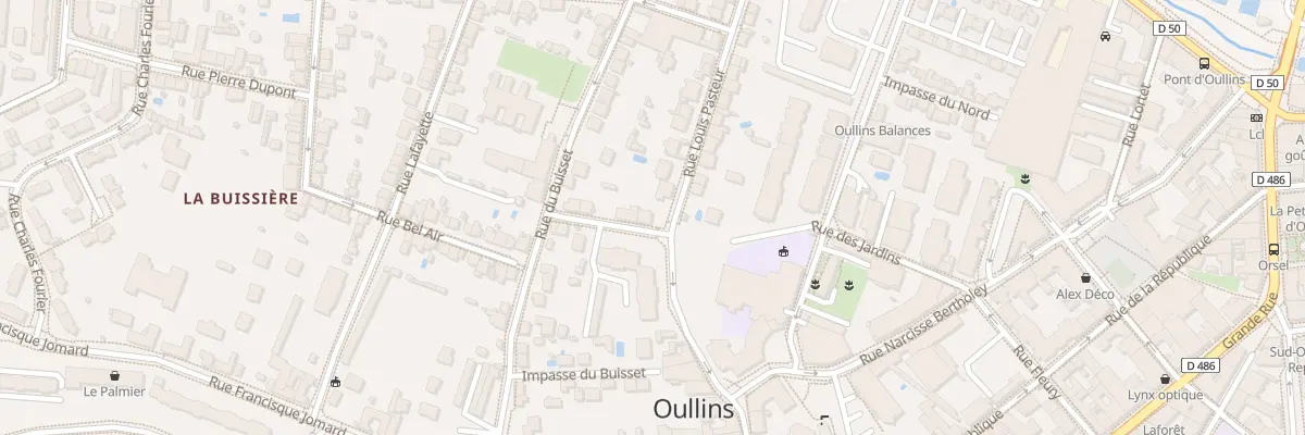 Plan du 7 Rue de la Sarrazine à Oullins-Pierre-Bénite