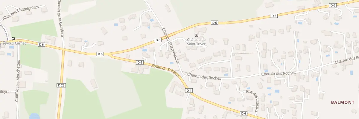 Plan du 50B Che d’Herbevache à Reyrieux