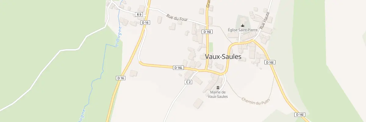 Plan du 6 Rue du Rateau à Vaux-Saules