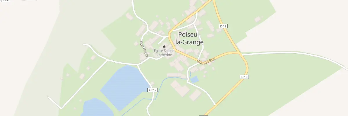 Plan du 9010 Rue de l’Étang à Poiseul-la-Grange