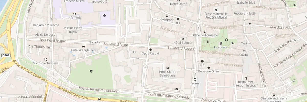 Plan du 15 Bd Raspail à Avignon