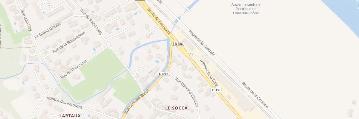 Plan du 628 Rte de Beaucaire à Loire-sur-Rhône