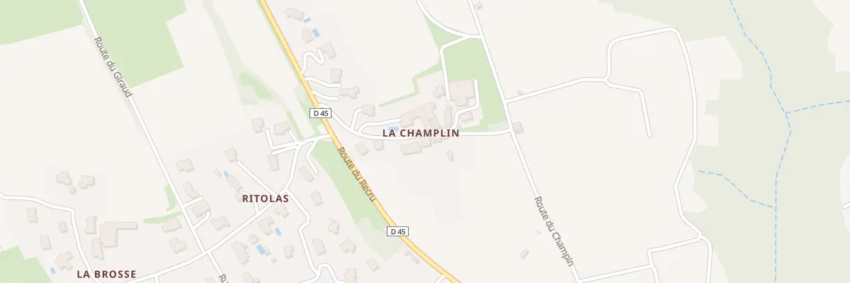 Plan du 5771 Le Champin à Ampuis