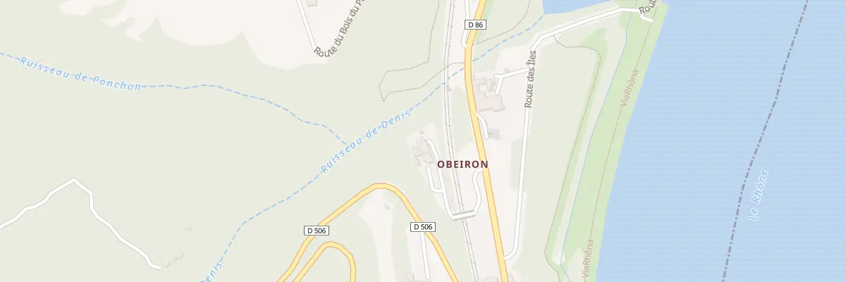 Plan du 185 Imp de Denis à Ozon
