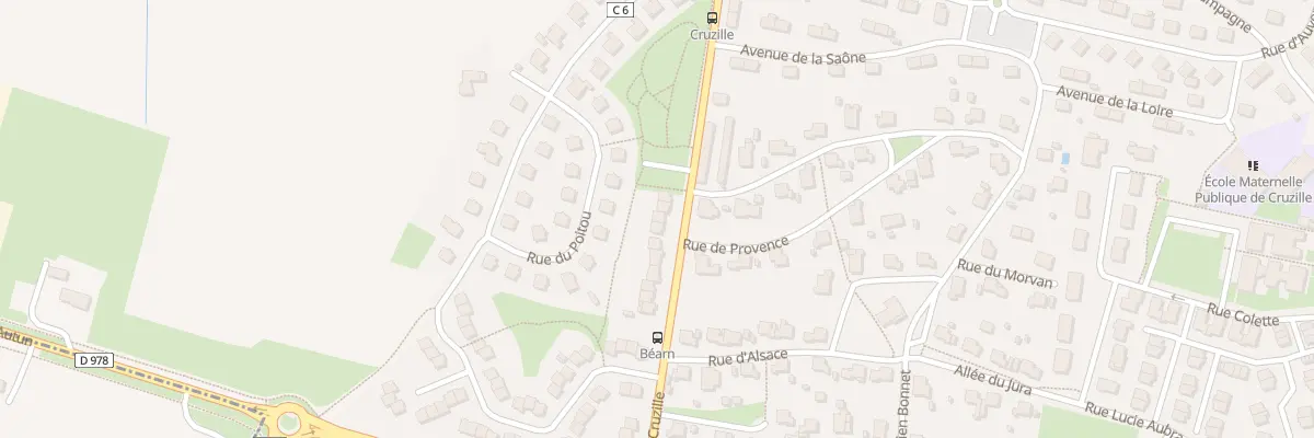 Plan du 13B Rue de Cruzille à Châtenoy-le-Royal
