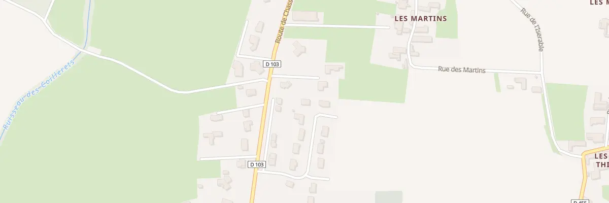 Plan du 5262F Le Grand Martoret à Péronne