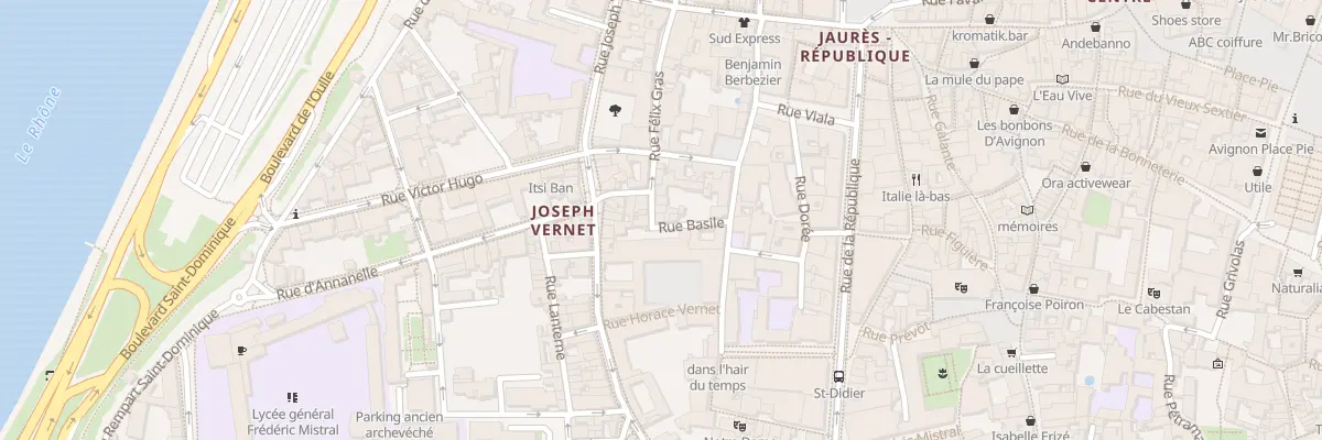 Plan du 15 Rue Félix Gras à Avignon