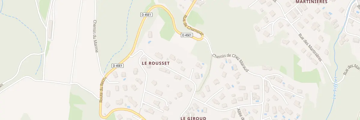 Plan du 108 Rue du Rousset à Loire-sur-Rhône