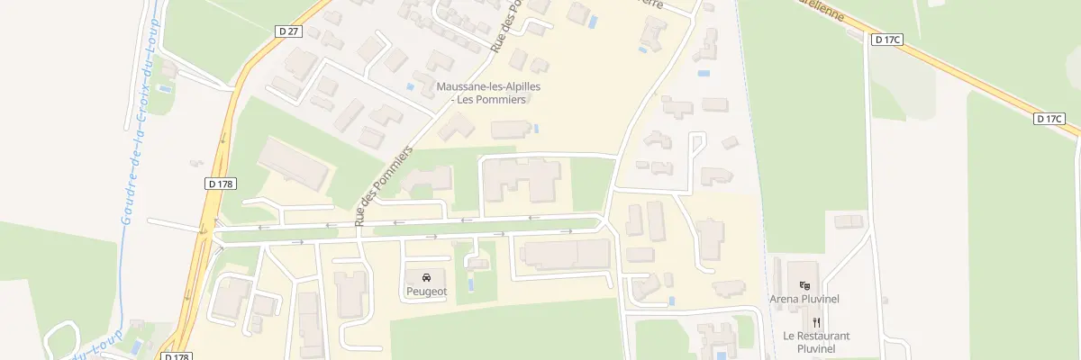 Plan du 5 Av de Roquerousse à Maussane-les-Alpilles