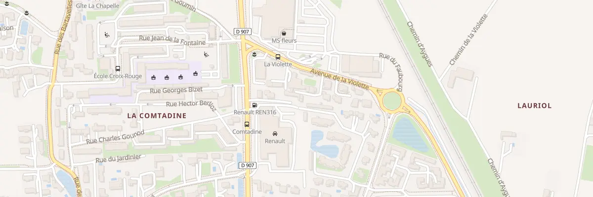 Plan du 1060A Av de Lattre de Tassigny à Orange