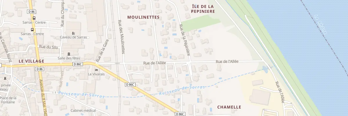 Plan du 7 Rue de l’Allée à Sarras
