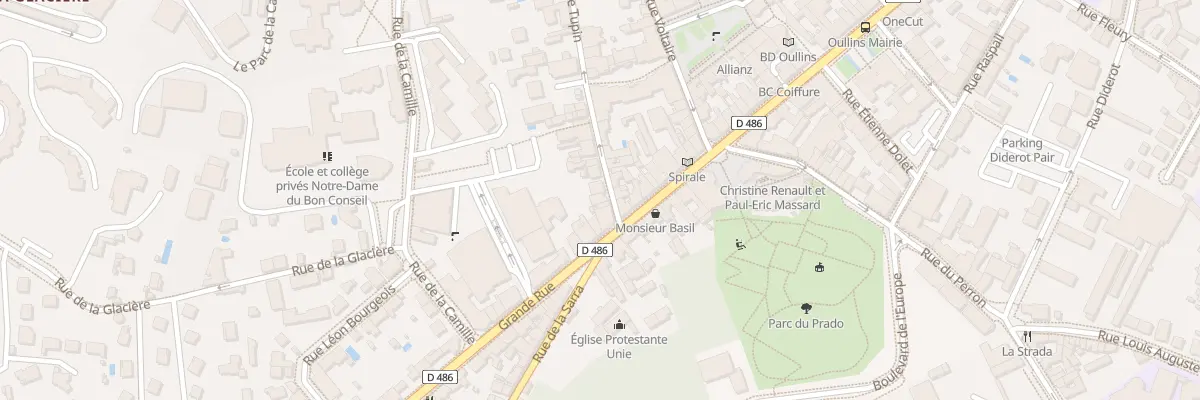 Plan du 5 Rue Tupin à Oullins-Pierre-Bénite