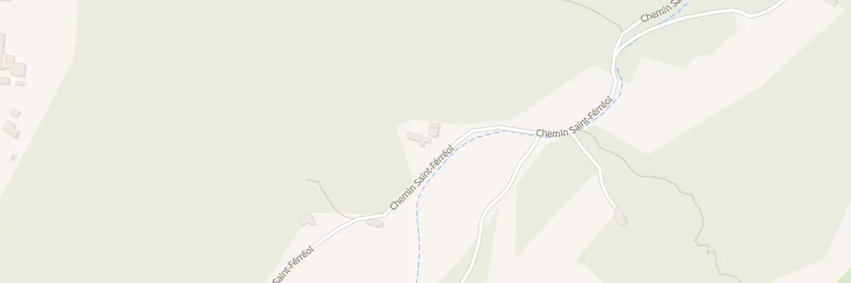 Plan du 717 Che St Ferreol à Clansayes