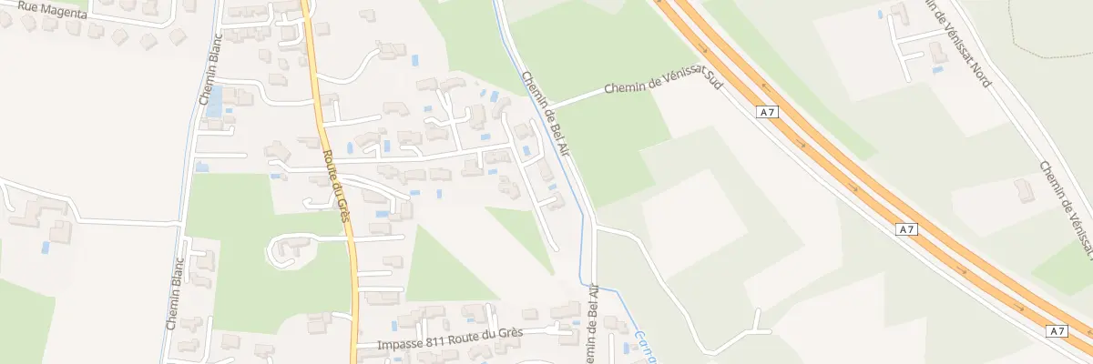 Plan du 641 Rte du Grès à Orange