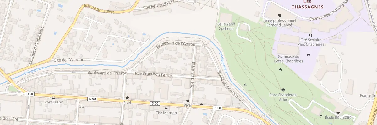 Plan du 6 Rue du Buisset à Oullins-Pierre-Bénite