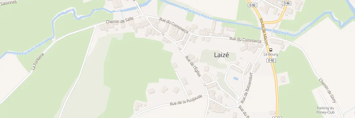Plan du 73 Imp de la Poujaude à Laizé