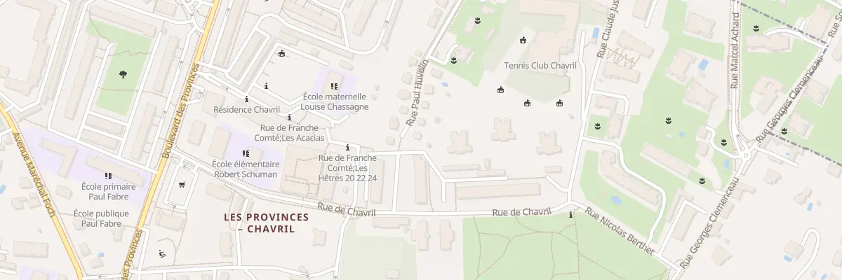 Plan du 27 Rue Paul Huvelin à Sainte-Foy-lès-Lyon