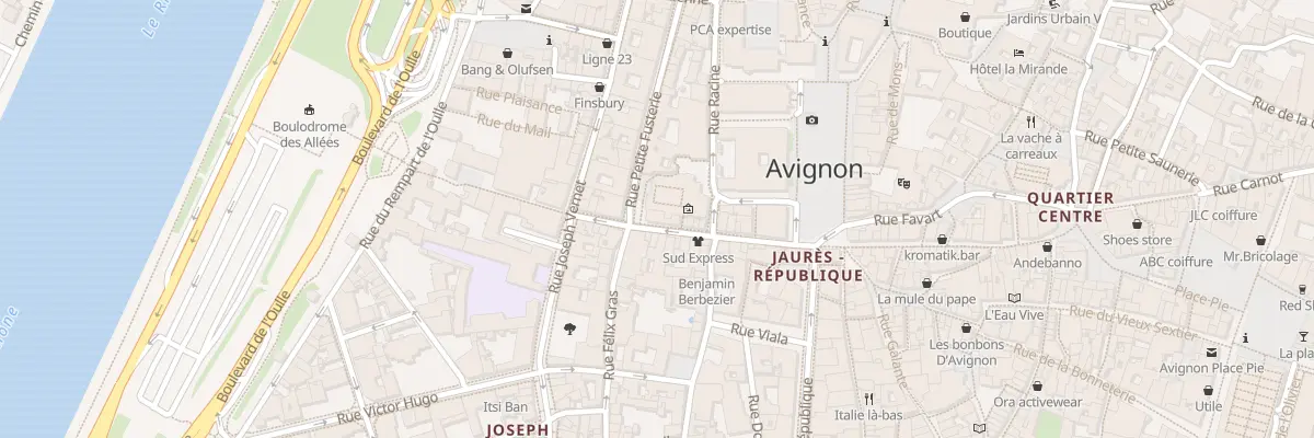 Plan du 18 Rue Saint-Agricol à Avignon
