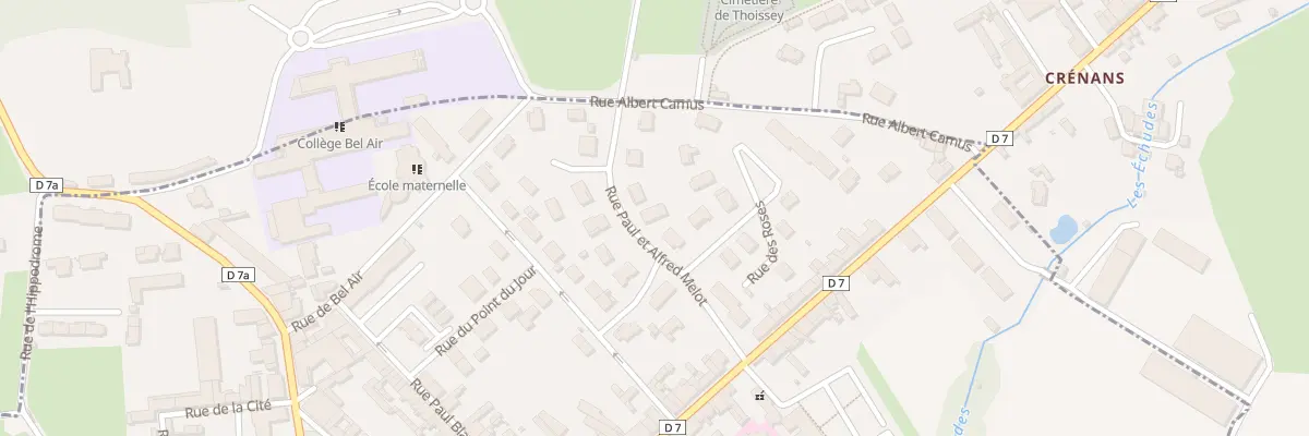Plan du 6 Rue Melot à Thoissey