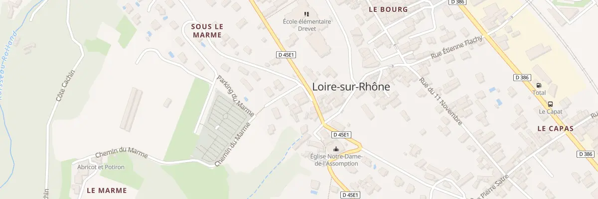 Plan du 80 Mte des Tilleuls à Loire-sur-Rhône