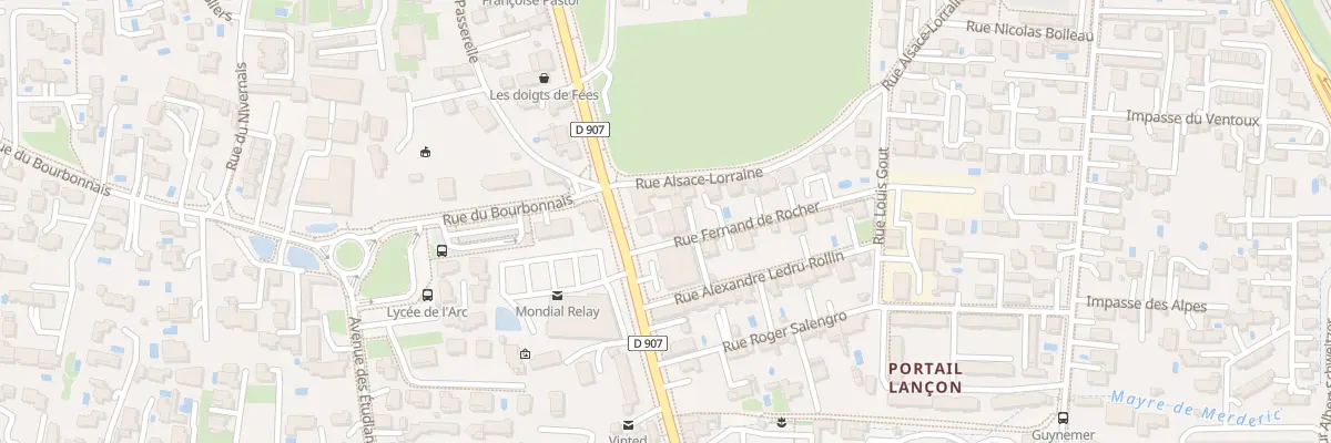 Plan du 4 Rue Fernand de Rocher à Orange