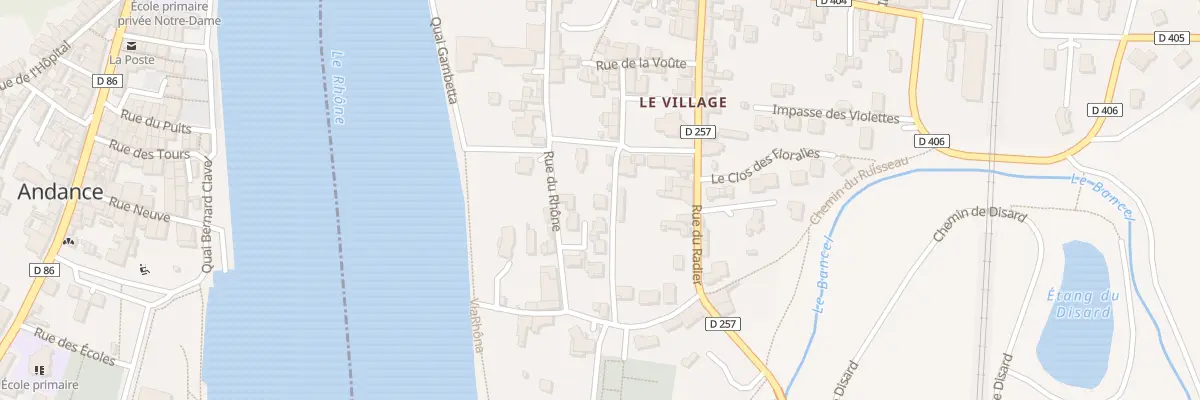 Plan du 5 Lot Le Hameau de l’Eglise à Andancette