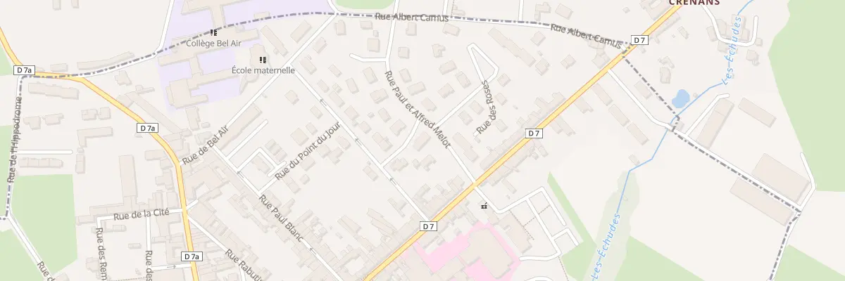Plan du 3 Rue Melot à Thoissey