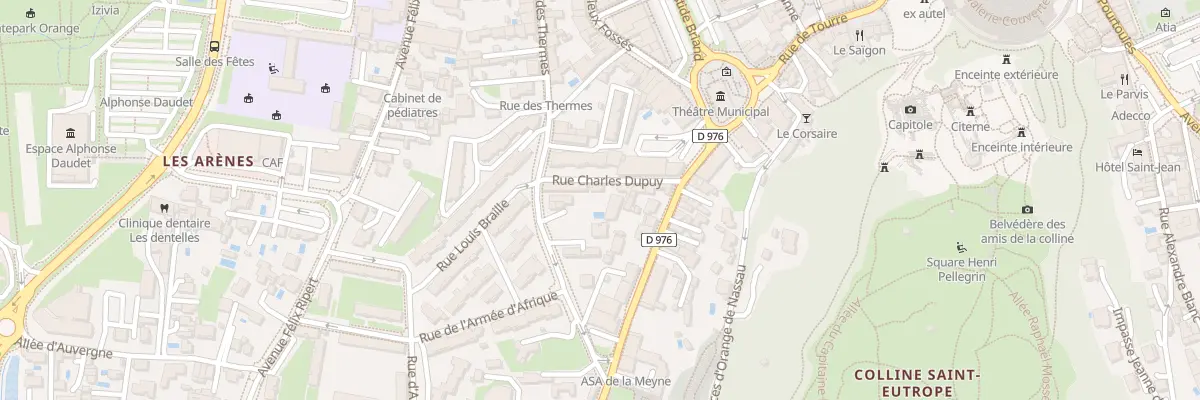 Plan du 9004 Rue Charles Dupuy à Orange