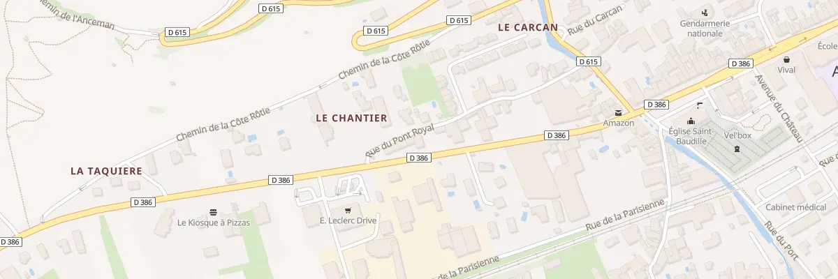 Plan du 26 Rte de la Taquière à Ampuis