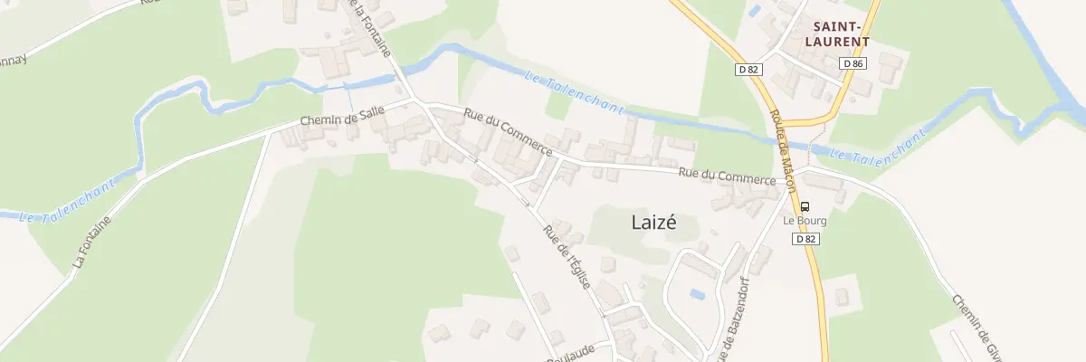 Plan du 190A Rue de l’Église à Laizé