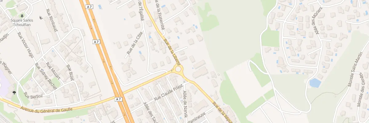 Plan du 387 Rue de la Liberté à Chasse-sur-Rhône