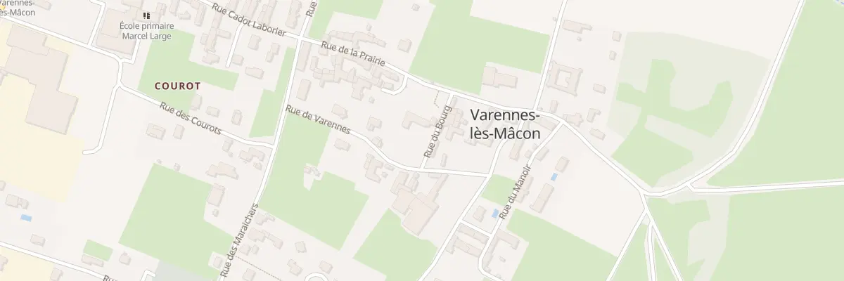 Plan du 153 Rue de Varennes à Varennes-lès-Mâcon