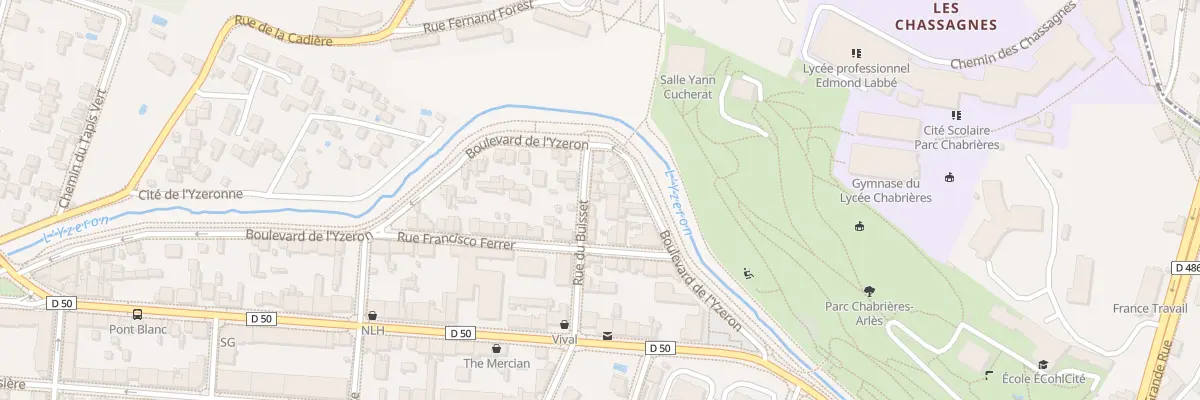 Plan du 7 Rue du Buisset à Oullins-Pierre-Bénite