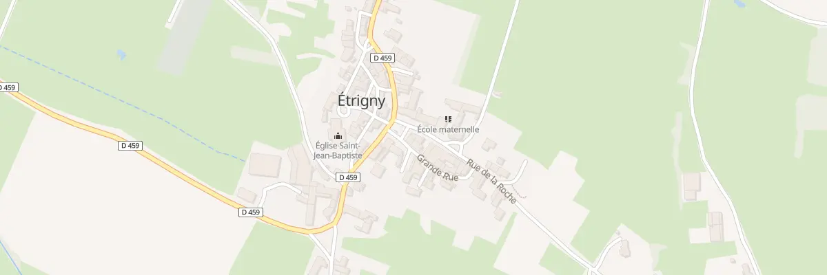 Plan du 1 Rue de la Roche à Étrigny