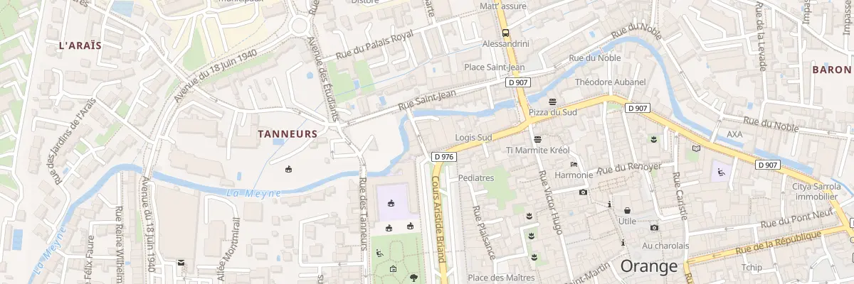Plan du 14 Rue Paul Bert à Orange