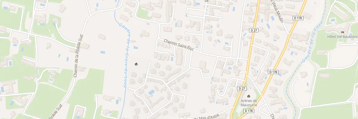 Plan du 9000F Rue Charles Piquet à Maussane-les-Alpilles