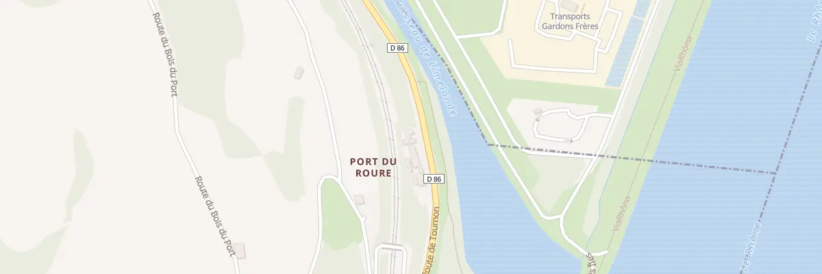 Plan du 550 Rte de Tournon à Ozon