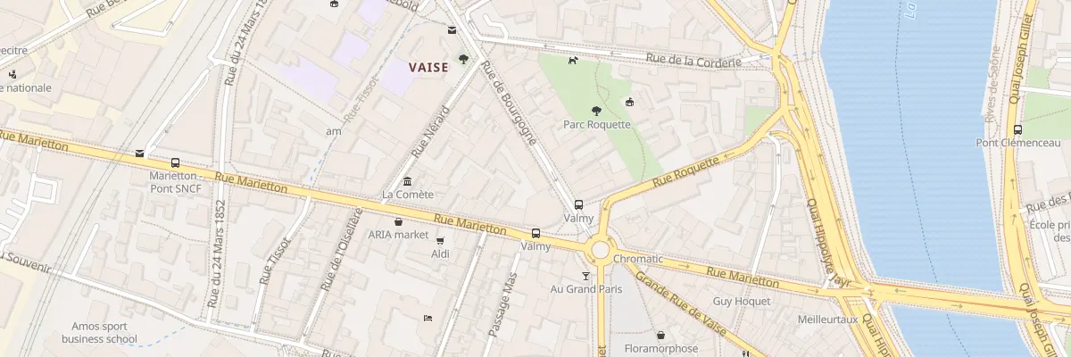 Plan du 5 Rue de Bourgogne à Lyon 9e Arrondissement